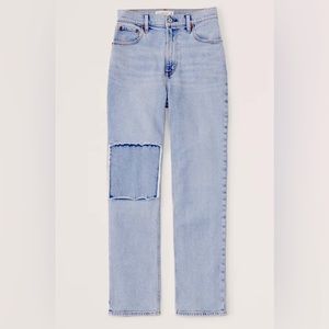 Ultra High Rise Straight Leg Mom Jeans